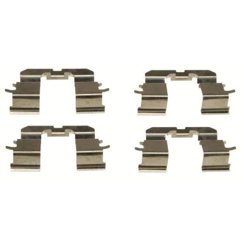 Set accesorii placute frana Toyota Celica Coupe ( T23 ), Yaris ( P1 ), Yaris Verso ( P2 )), punte Fata, restrictii producator : Akebono, TRW