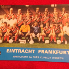 Foto echipa fotbal - EINTRACHT FRANKFURT (sezonul 1988/1989)