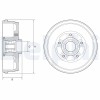 DELPHI BFR611 Tambur frana