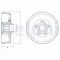 DELPHI BFR611 Tambur frana
