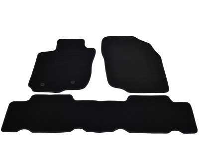 Covorase mocheta Toyota RAV4 4/5USI 2/2006-12/2012 Negru, set de 3 bucati foto