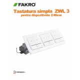 Tastatura simpla Z-wave, pentru ferestrele Fakro, model ZWL 3