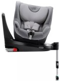 Scaun auto pivotant Britax R&ouml;mer Dualfix M i-Size Grey Marble, 3 luni - 4 ani (61-105 cm), Siguranță ADAC, Fabricat Germania