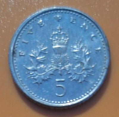 5 PENCE&amp;nbsp;1998 * ANGLIA foto