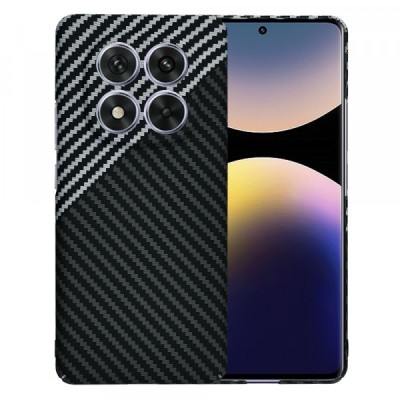 Husa pentru Xiaomi Poco X7 / Note 14 Pro 5G, Techsuit, Carbonite FiberShell, Neagra Gri foto