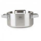 Oala din Inox cu capac Healthy and tasty HT1003, 20 cm, 2.5 L, Domo