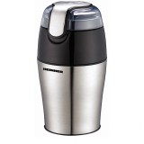 Rasnita de cafea Heinner, 150 W, 50 g, carcasa inox/plastic, Argintiu/Negru