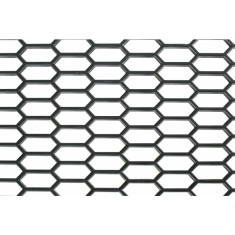 Plasa grila spoiler plastic Negru - Hexagon mare 15x35mm - 120x40cm Garage AutoRide