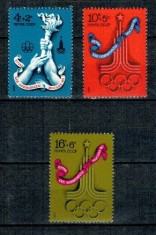 URSS 1976 - Jocurile Olimpice, preolimpiada, serie neuzata foto