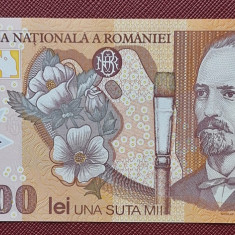 Romania, 100,000 Lei 2001, aproape necirculata, polimer seria...4005