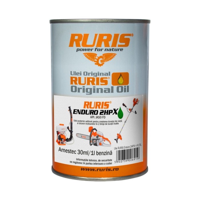 Ulei amestec Ruris Enduro 2T, 0.5 L