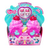 Set 2 figurine si accesorii surpriza, Cherry Pets, Confetti Cupcakes, Fox Twins