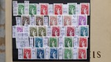 1980-1981 France Sabine YT=2101-2158 MNH Mi=+325 E