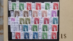 1980-1981 France Sabine YT=2101-2158 MNH Mi=+325 E
