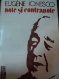 NOTE SI CONTRANOTE de EUGENE IONESCO