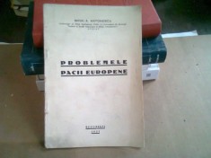 Problemele pacii europene , Mihai A. Antonescu , 1937