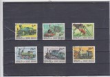 A12 S3 10 - Timbre foarte vechi - Guineea Bissau - locomotive, Transporturi, Stampilat