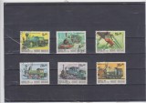 M2 CNL1 - Timbre foarte vechi - Guineea Bissau - locomotive, Transporturi, Stampilat