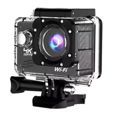 Camera video 4K 30FPS 16MP 4X Zoom, sport wifi, rezistenta la apa foto