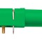 Soclu Banană Verde 4mm 24A 1kV Aurit PCB Poliamidă
