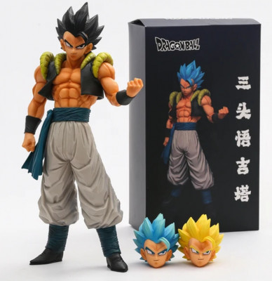 Figurina Dragon Ball Z Super Saiyan God Blue Gogeta 31 cm anime foto