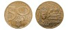 SV * Romania BNR 50 BANI 2012 * Domnitorul Neagoe Basarab * UNC din fasic