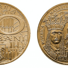 SV * Romania 50 BANI 2012 * DOMNITORUL NEAGOE BASARAB UNC * din fasic in capsula