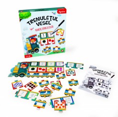 Trenuletul vesel numere forme culori