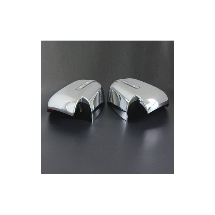 Capace oglinzi cromate cu LED Mitsubishi L200 Triton 2015, 2016, 2017, 2018, 2019 MLT15DMCLC
