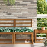 vidaXL Perna pentru canapea de exterior Model cu frunze 60 x 60 x 8 cm 900705