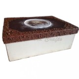 Cutie din lemn pentru cadou 21.5 x 15.5 x 8 cm