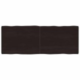 vidaXL Blat masă, 160x60x6 cm, gri, lemn stejar tratat contur organic