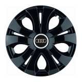 Set 4 Capace Roti Top Negru R16, Compatibil Cu Audi