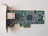Placă rețea Dell Broadcom 5722 Gigabit PCIe low profile 0C71KJ RJ45