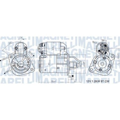 Electromotor Hyundai; Kia, 1.6, 1.4, 1.6 GDI, 1.6 T-GDI, 1.6 CVVT, 1.4 CVVT, 1.4 LPG foto