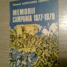 General Alexandru Cernat - Memorii. Campania 1877-1878 (Editura Militara, 1976)