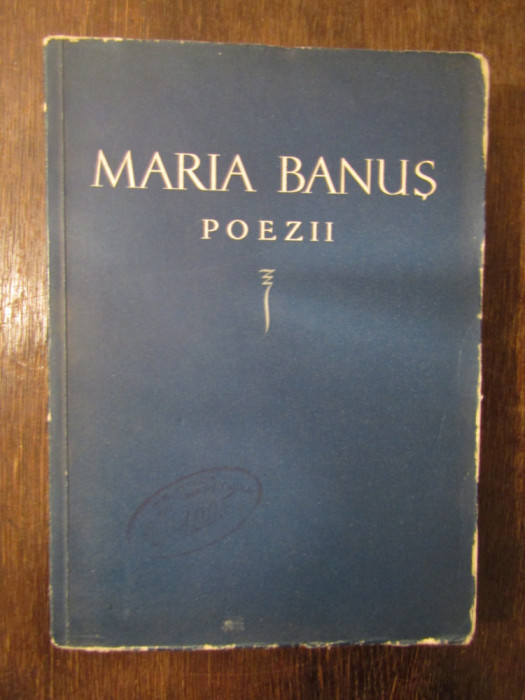 MARIA BANUS -POEZII