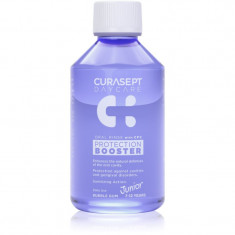 Curasept Daycare Protection Junior Booster apă de gură pentru copii 7-12 years Bubble Gum 250 ml