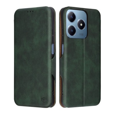 Husa 360&amp;Atilde;&amp;sbquo;&amp;Acirc;&amp;deg; Realme C63 Techsuit Safe Wallet Plus, verde foto