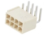 Conector cablu-placă Mini-Fit Jr 4,2mm PIN 8 THT