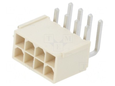 Conector cablu-placă Mini-Fit Jr 4,2mm PIN 8 THT foto
