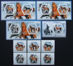 R.DU TCHAD-RASE DE CAI-SET 6 V.+4 S/Sh.NEOBLITERATE-NEDANTELATE-MNH** - EP 055