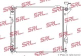 Radiator Hyundai Santa Fe 12-18, motor: 2.0 T-GDI, 510x478x22, SRLine, Aluminiu/ Plastic brazat, 253102B950