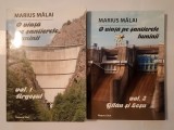 Marius Mălai (dedicație / autograf) - O viață pe șantierele luminii (vol. 1-2/ I-II): Argeșul + Gilău și Leșu