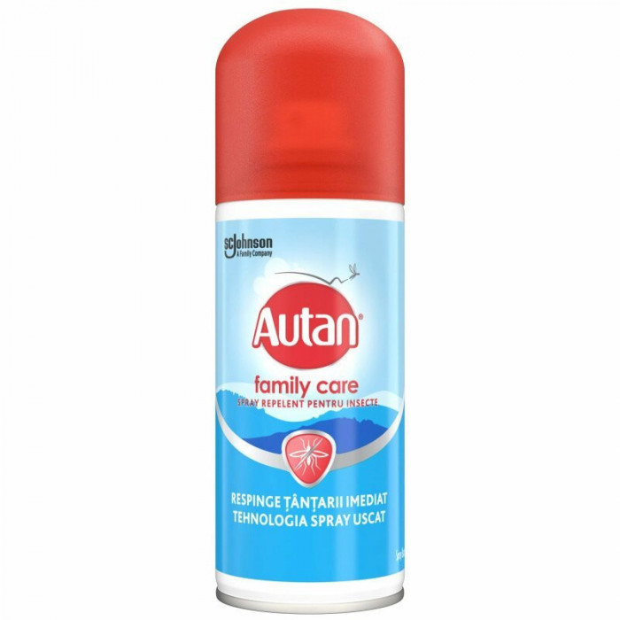 Repelent impotriva tantarilor, Autan Family Care, spray 100ml JOH320422