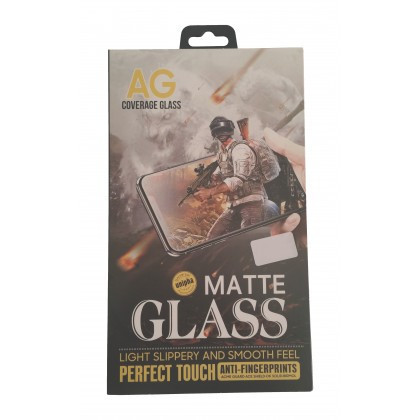 Folie Protectie ecran antisoc Matt , Full Glue , Apple iPhone 11, (Smart Glass), Full Face , Negru, Blister