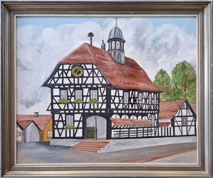 Muzeul local Eggenstein-Leopoldshafen, &Ouml;stringen, pictură din spaţiul german, nesemnată