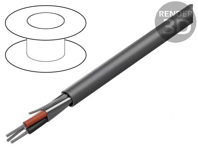 Cablu Alpha Essential C&amp;C ecranat 3x22AWG