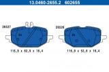 ATE 13.0460-2655.2 set placute frana,frana disc