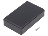 Carcasă universală neagră din ABS 56x90x22mm
